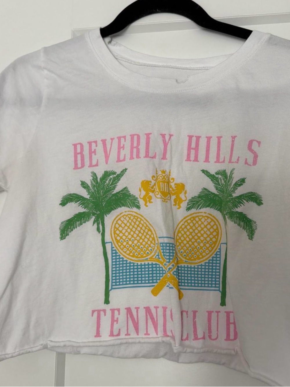 Prince Peter Collection White Graphic Beverly Hills Tennis Tee